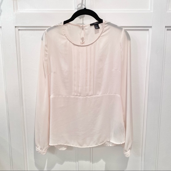 Forever 21 Tops - Forever21 Medium Creamy Ivory Vintage-Style Blouse